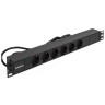 Блок розеток EXEGATE SERVERPRO PDU-19H604 AL-6S-C14-2.5CU EX280829RUS