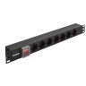 Блок розеток EXEGATE SERVERPRO PDU-19H703 AL-7S-C20-SW EX280838RUS