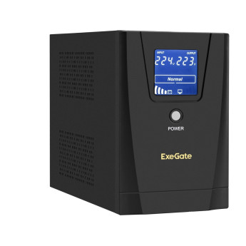 Источник бесперебойного питания EXEGATE SPECIALPRO SMART LLB-1200.LCD.AVR.2SH.3C13