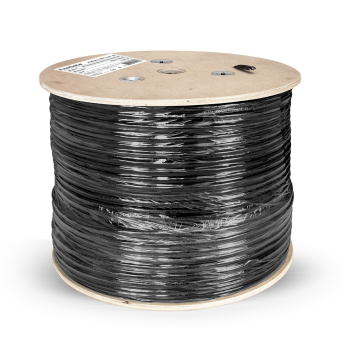 Кабель EXEGATE FUTP4-C5e-CU-S24-SW-OUT-PE-BK-305-FLUKE FTP