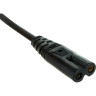 Кабель EXEGATE POWER PCN-3P VDE-250V-2*0.5MM2 3м EP280677RUS