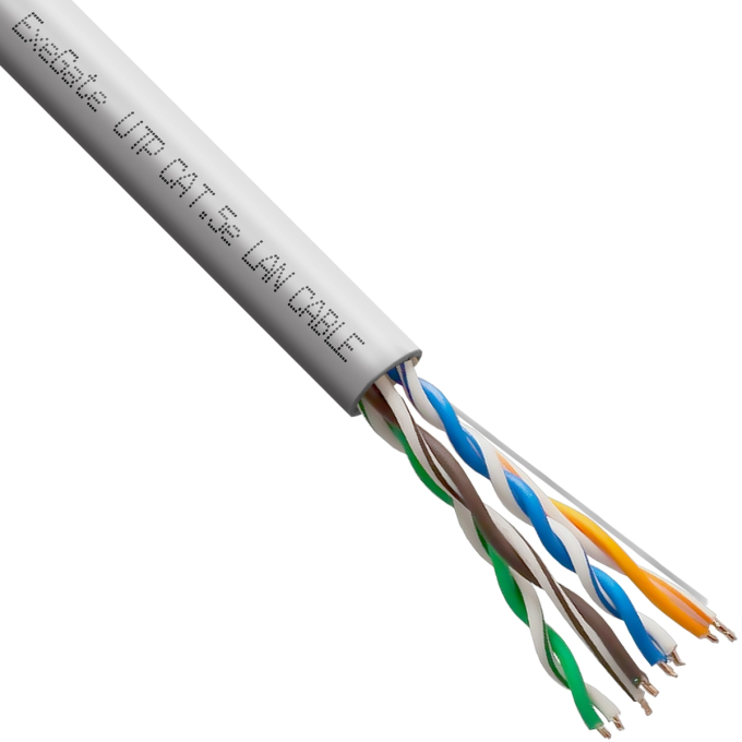 Кабель EXEGATE SPECIAL UTP4-C5e-CCA-S24-IN-PVC-GY-100 UTP EX301085RUS