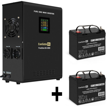 Комплект EXEGATE ИБП EX296001RUS + батарея 33Aч EX282974RUS 2шт