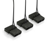Корпус Miditower EXEGATE EVO-8243 ATX, без БП, черный с RGB подсветкой EX292859RUS