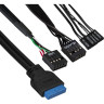 Корпус Minitower EXEGATE BAA-105U2-01-AA500 EX291148RUS