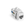 Модуль-вставка Keystone Jack RJ-45 EXEGATE KJ-8P8C-U-C6-90-110 EX297265RUS