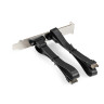 Планка портов в корпус 2xType-C SuperSpeed+ EXEGATE BrctUSB32E-2C EX298297RUS
