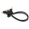 Планка портов в корпус 2xUSB2.0 EXEGATE BrctUSB2-2A-LP EX298293RUS